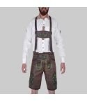 Dark Brown Bavarian Harran German Lederhosen