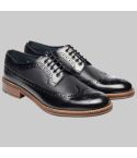 Black Archie Leather Shoes