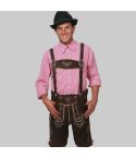Brown Goat Lederhosen With Suspenders