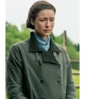 Claire Randall Outlander S07 Green Trench Coat
