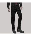 Disanthropy Mens Shredded Jeans Black & Red
