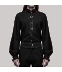 Gothic Amulet Mens Shirt  Black Red
