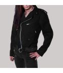 Gothic classic motorcycle jacket for men