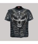Gothic Devil Fashion Skull Armor T Shirt for Men