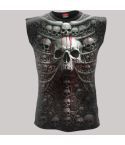 Gothic Fashion Necromancer Sleeveless T Shirt for Men
