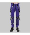 Gothic Mens Electric Pants Purple