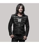 Gothic Men’s Ghost Driver Punk Rave Jacket for Men