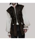 Gothic Pirate Vest for Men