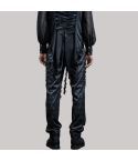 Handmade New Formal Gothic Men Gorgeous Lace Jacquard Trousers Men Party Royal Trousers
