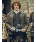 Jamie Fraser Outlander Leather Coat 