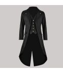 Men Black Victorian Steampunk Tailco