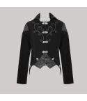 Men gothicchinesebutton velet jackets
