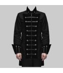 Men Velvet Steampunk Frock Coat