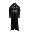 Men’s Handcrafted Gothic Steampunk Royal Long Coat