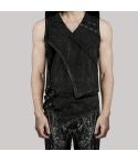 Mens Dark Gothic Aristocrat Jacquard Waistcoat Vest