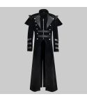 Mens Gothic Halloween Long Jacket