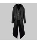 Gothic Steampunk Vintage Medieval Tailcoat Jacket