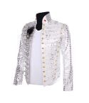 Michael Jackson History Tour White Sequin Jacket
