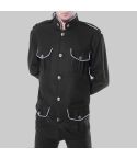 Black Military Gothic Style Jacket