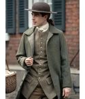 Denzell Hunter Outlander Green Coat | Vintage Coat