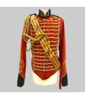Red Men Ceremonial Hussar Officers Jacket