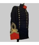 Steampunk Napoleonic British Army Hussar Tunic Pelisse Jacket