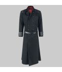 Steampunk Vampire Army Style Coat For Men