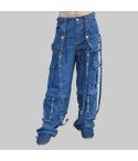 Streetwear Denim Vintage Cargo Gothic Pants