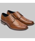 Tan Leather Derby Style