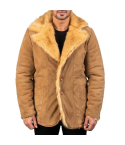 Leather Coat with Fur | Premium Genuine Leather Fur Coat for Men & Women