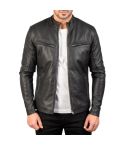 Ionic Black Leather Jacket