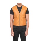 Men's Leather Vest | Premium Genuine Leather Motorcycle & Biker Vest