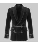 Velvet Black Smoking Jacket