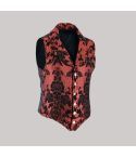 Victorian gentleman aristocrat red vest for men