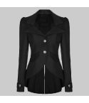 Womens Black Gothic Steampunk Jacket