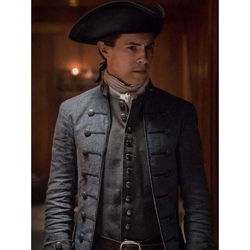 Outlander Lord John Grey Premium Cotton Coat for Men