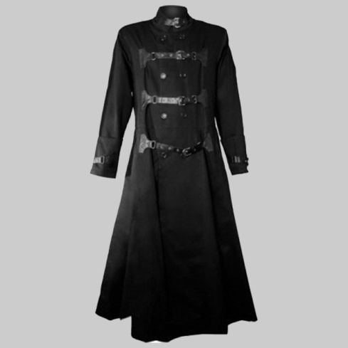 Endless Dark Black Gothic Coat 01