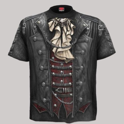 Gothic Devil Fashhion Night Walker Tshirt for Men