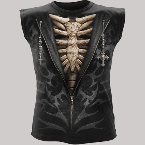 Gothic Fashion My Sexy Bones T Shirt for Men