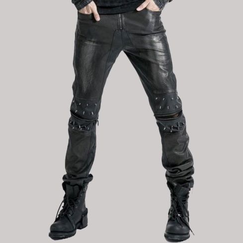 Gothic Mad Max Silver Trouser for Men