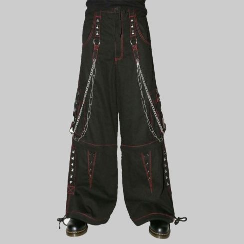 Gothic Mens Extreme Bondage Black Duggar Pant