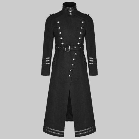 Gothic Victorian Steampunk Military Uniform Long Coat
