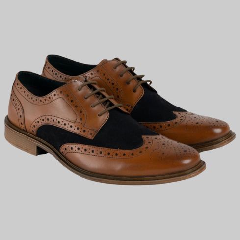 Leather Brogues Tan