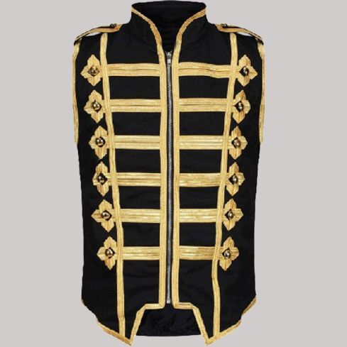 Marching band sleeveless drummer parade vest jacket for men