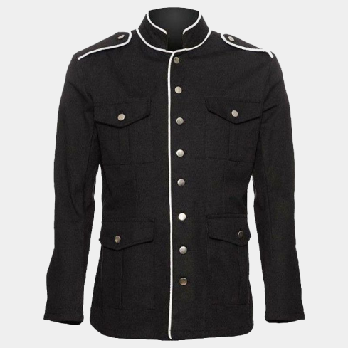 Mens Military Style Gothic Jacket