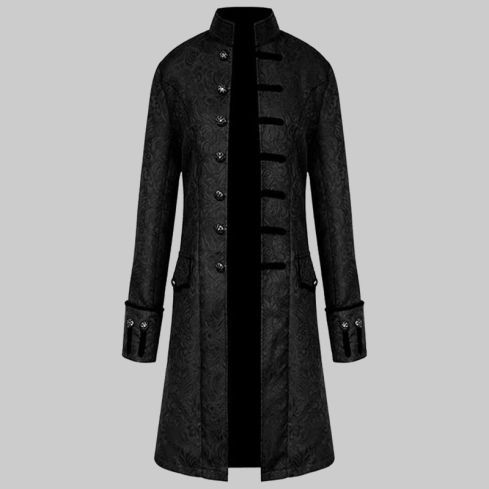 Mens Vintage Gothic Steampunk Jacket