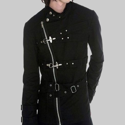 Military Black Gothic Jacket