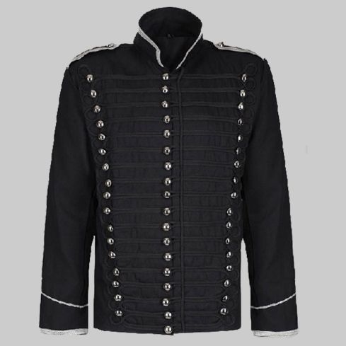 Military Black Parade Men Gothic Jacket
