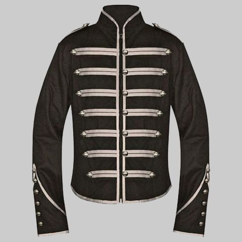 Military Drummer Jacket Black