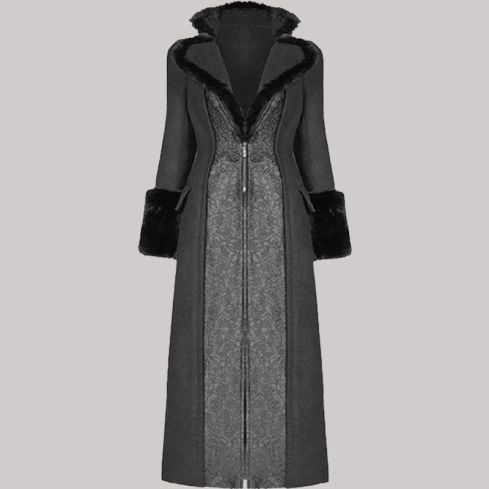 Punk Jacket Rave Gothic Coat for Women